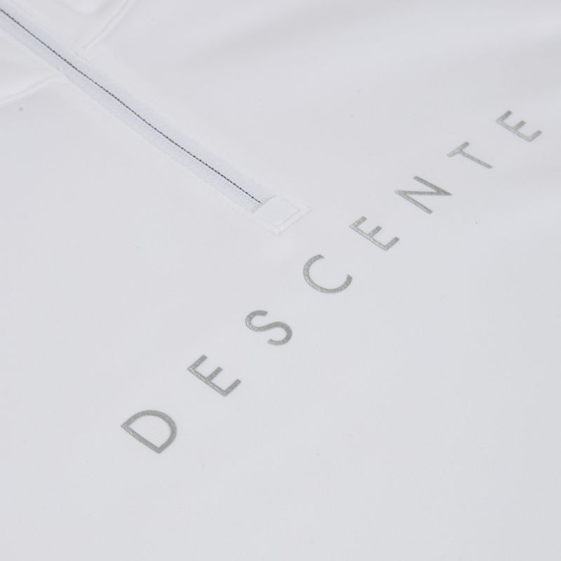 Damen-Sweatshirt Descente Chest Logo T-Neck super white 3