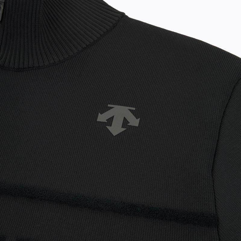 Pullover Descente Half Zip Logo black 3
