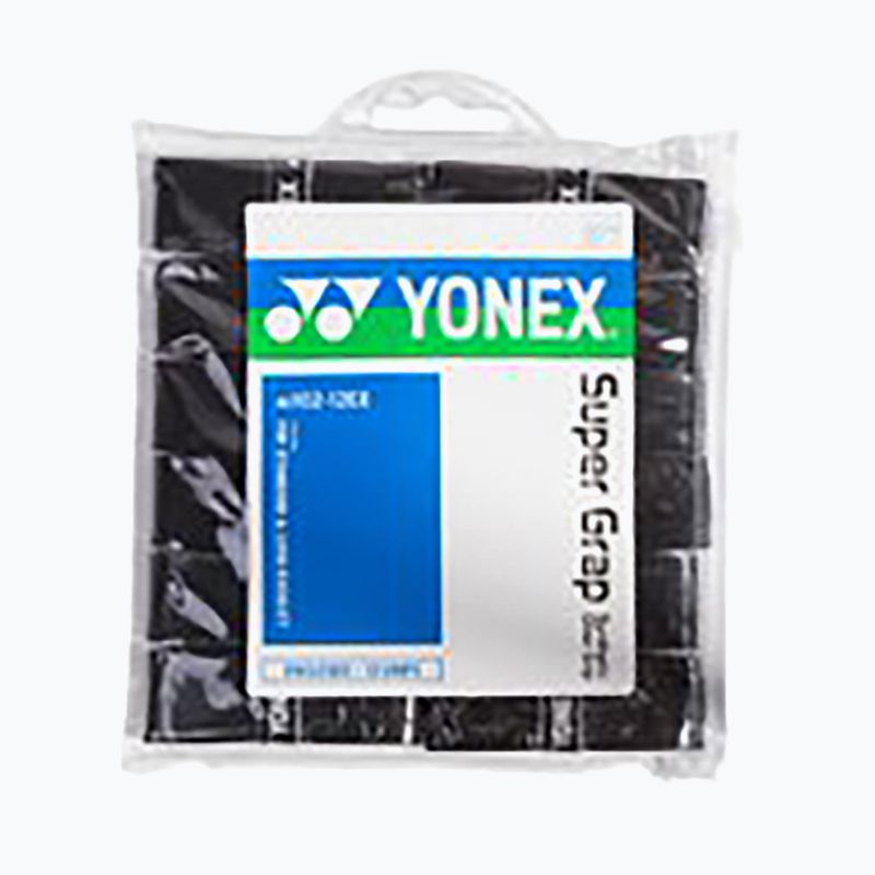YONEX Badminton Schlägerhüllen 12 Stück schwarz AC 102