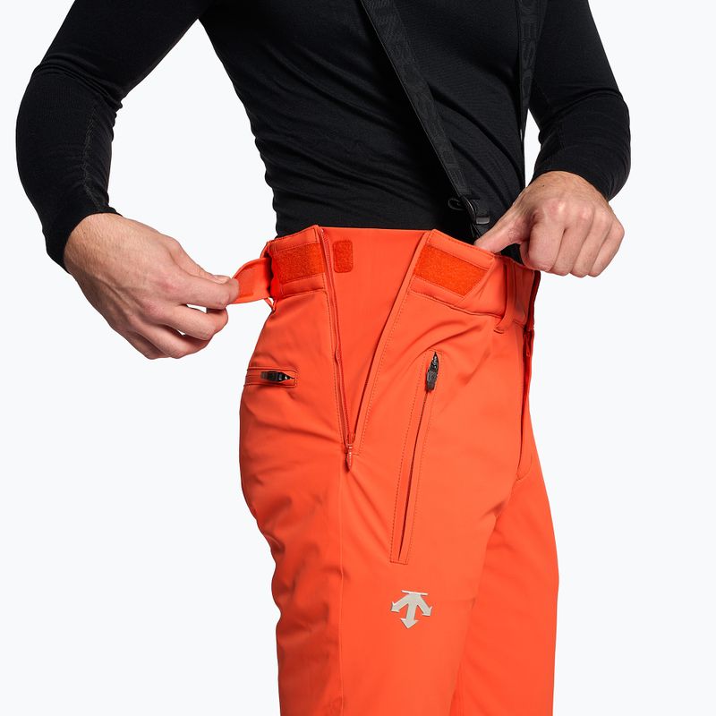 Herren Descente Swiss mandarin orange Skihose 3