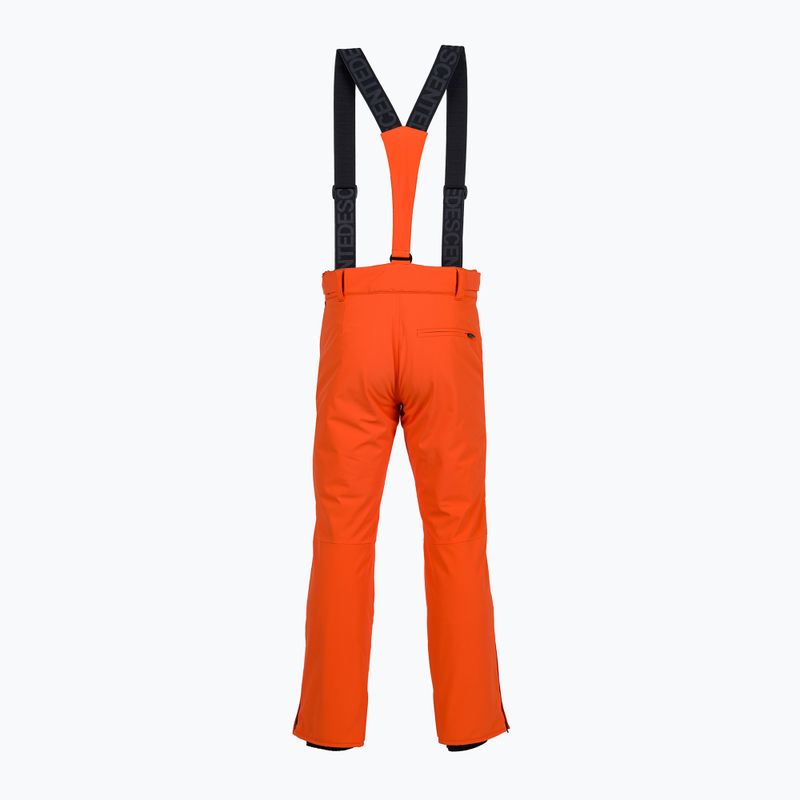 Herren Descente Swiss mandarin orange Skihose 6