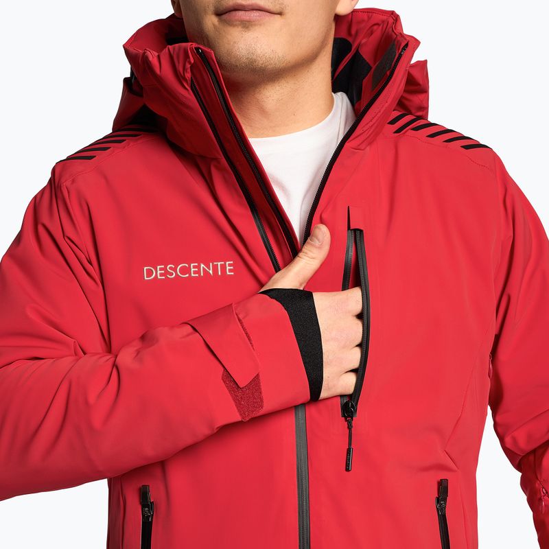 Herren Skijacke Descente Paddy elektrisch rot 4