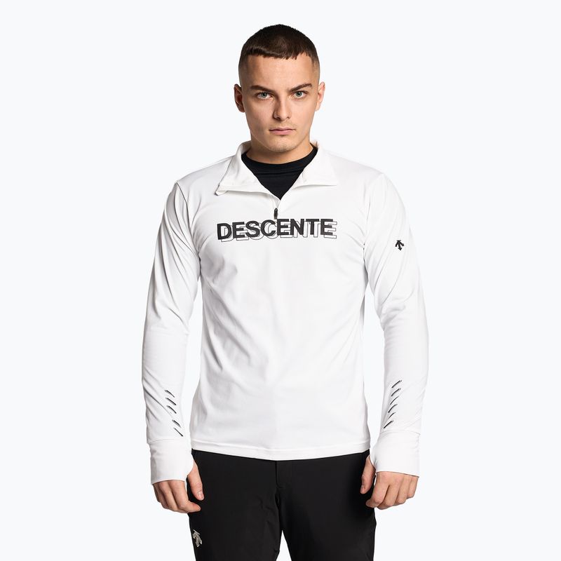 Herren-Ski-Sweatshirt Descente Archer 14 super weiß