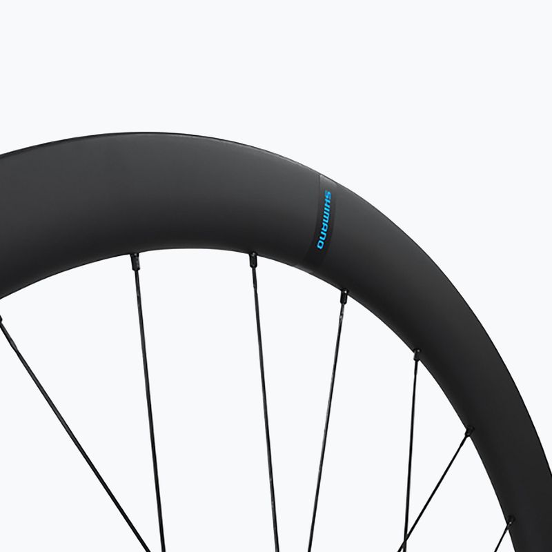 Shimano RS710-C46 schwarzes Fahrrad-Vorderrad 3