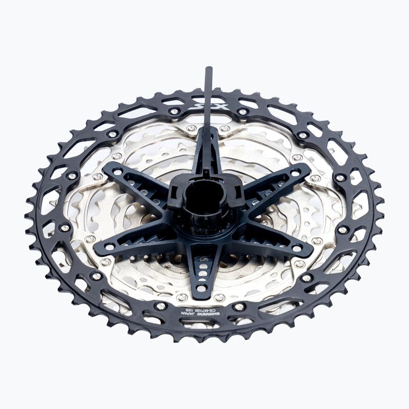 Shimano CS-M7100 12-reihig 10-51 silberne Fahrradkassette ICMS7100051 2