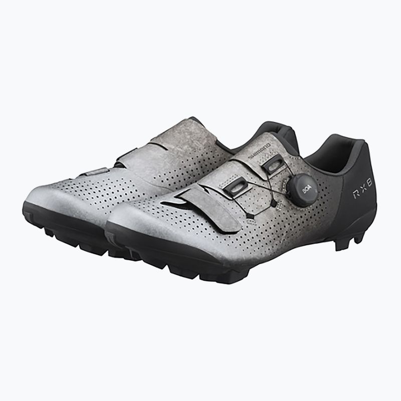 Herren Schotterschuhe Shimano SH-RX801 silber 2