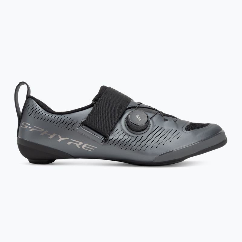 Rennradschuhe Herren Shimano SH-TR903 matte gunmetal 2