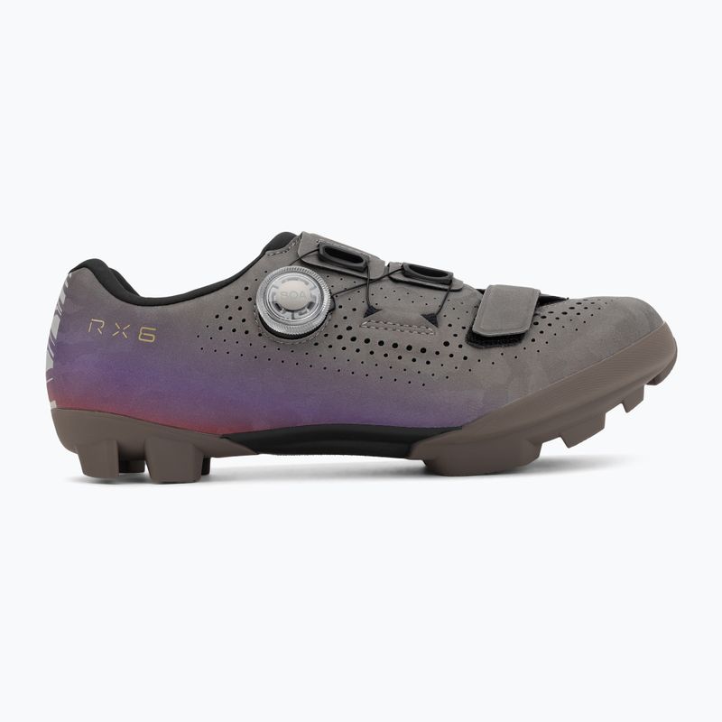 Damen-Gravelschuhe Shimano SH-RX600 gray/purple 2