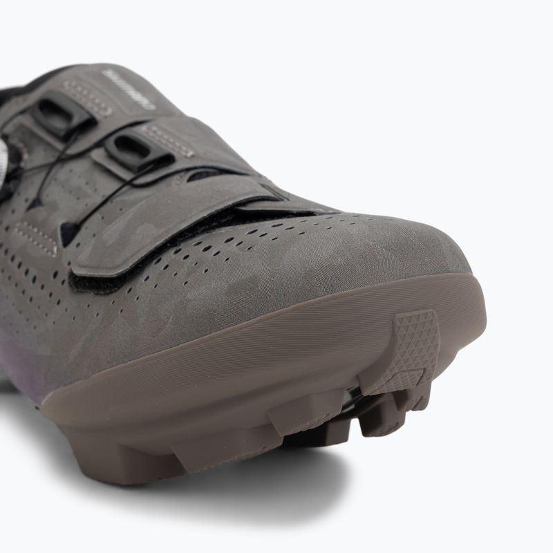 Damen-Gravelschuhe Shimano SH-RX600 gray/purple 7