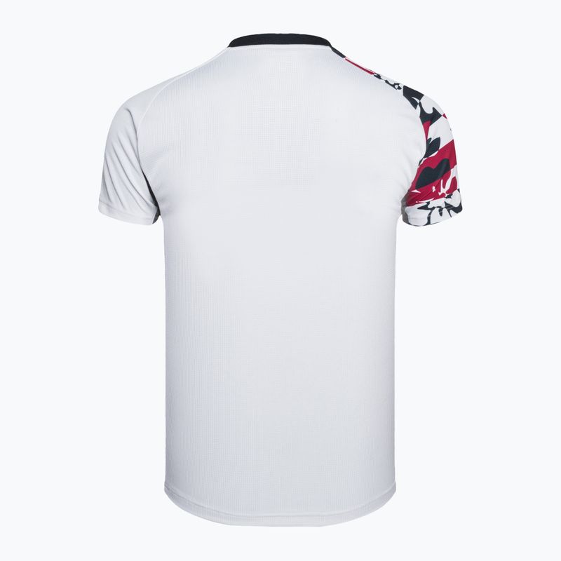 Herren-Tennisshirt YONEX Rundhalsausschnitt weiß CPM105043W 2