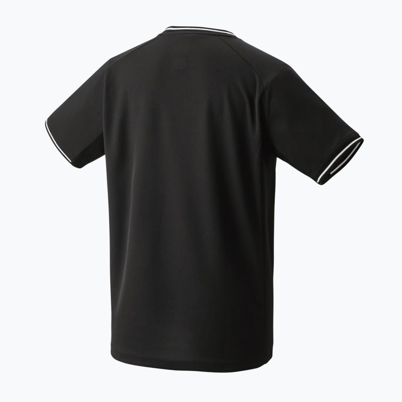 Herren-Tennisshirt YONEX Rundhalsausschnitt schwarz CPM105183B 5