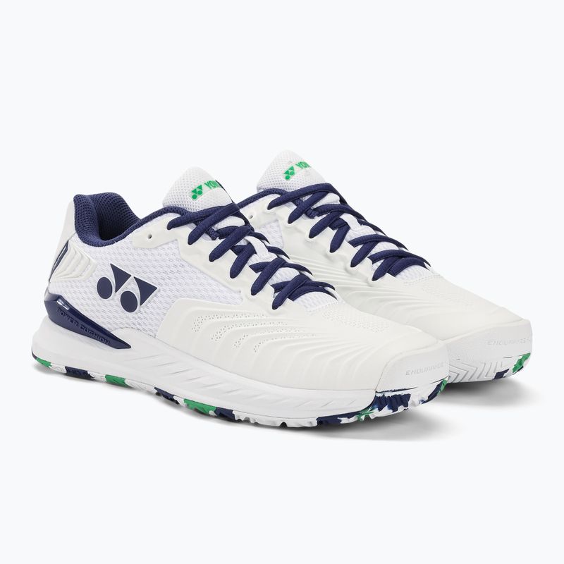 Damen Tennisschuhe YONEX Power Cushion Eclipson 4 weiß/aloe 4