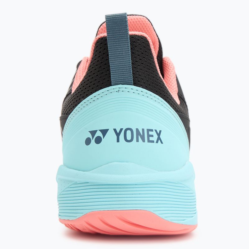Herren-Tennisschuhe YONEX Sonicage 3 CL schwarz/himmelblau 6