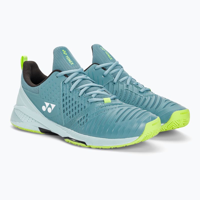 Herren-Tennisschuhe YONEX Sonicage 3 Wide rauchblau 4