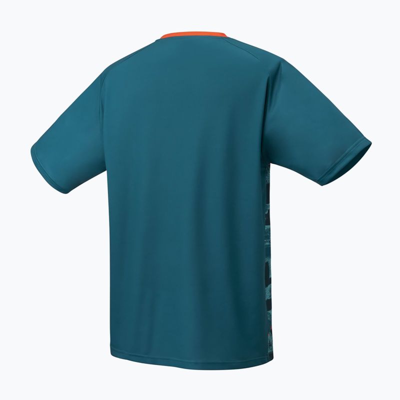 Herren-Tennisshirt YONEX 0034 Club blau/grün 2