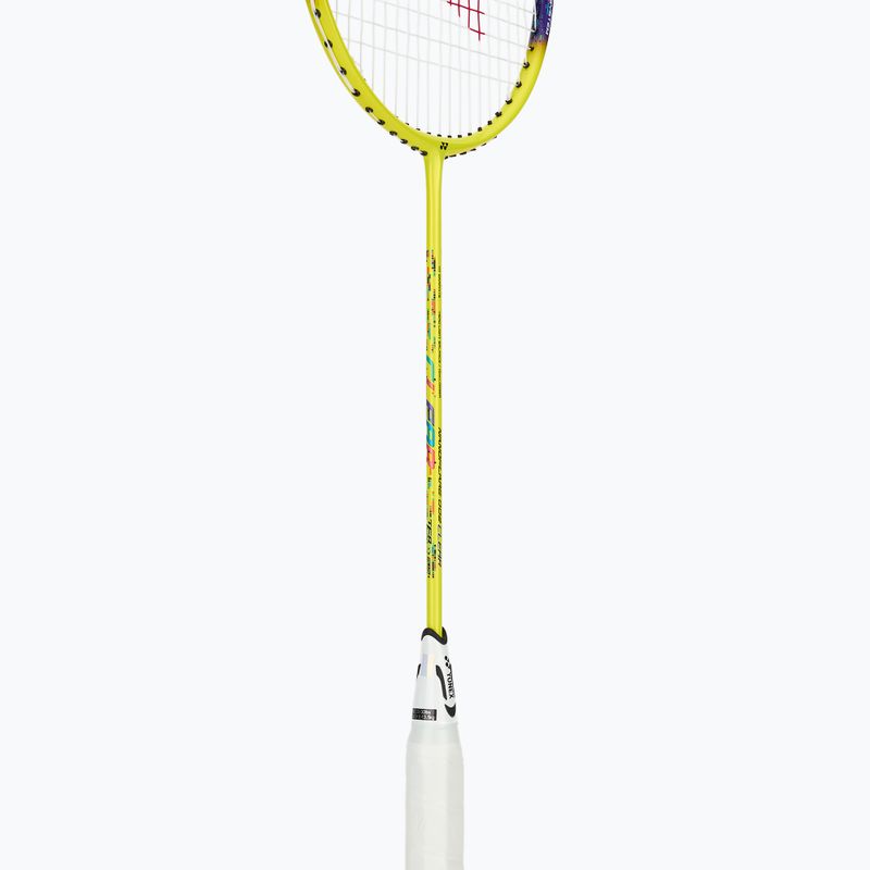 Badmintonschläger YONEX Nanoflare 002 Clear 2025 white/yellow 4