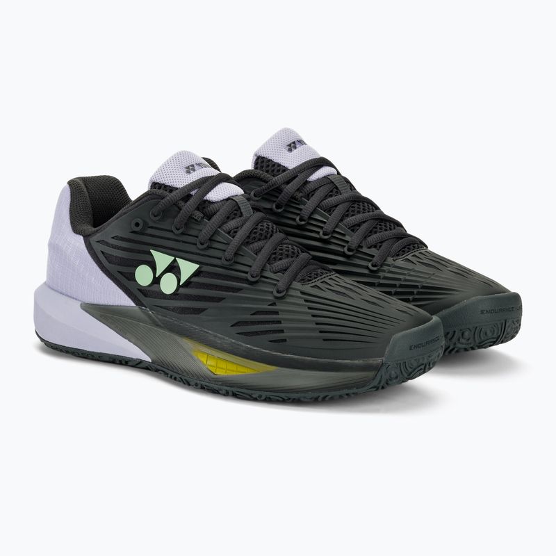 YONEX Eclipson 5 CL Herren Tennisschuhe schwarz/violett 4
