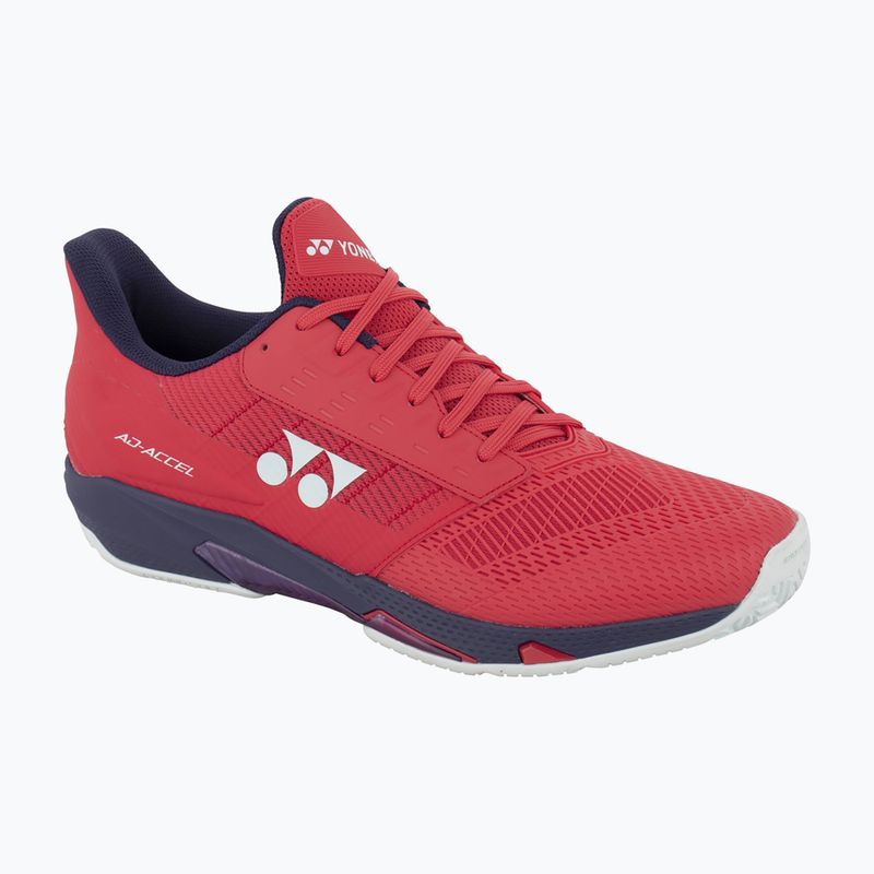 Herren-Tennisschuhe YONEX Power Cushion Ad-Accel sonnengebräunt rot