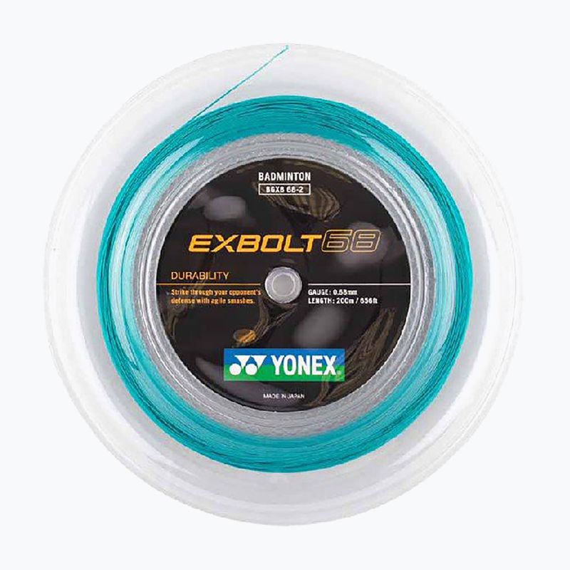 Badmintonsaite YONEX Exbolt 68 Satz 10 m türkis