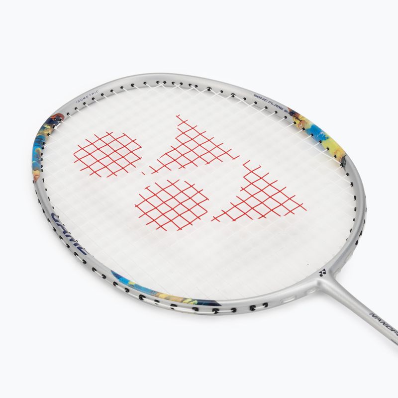 Badmintonschläger YONEX Nanoflare 700 Game silver sky blue 5