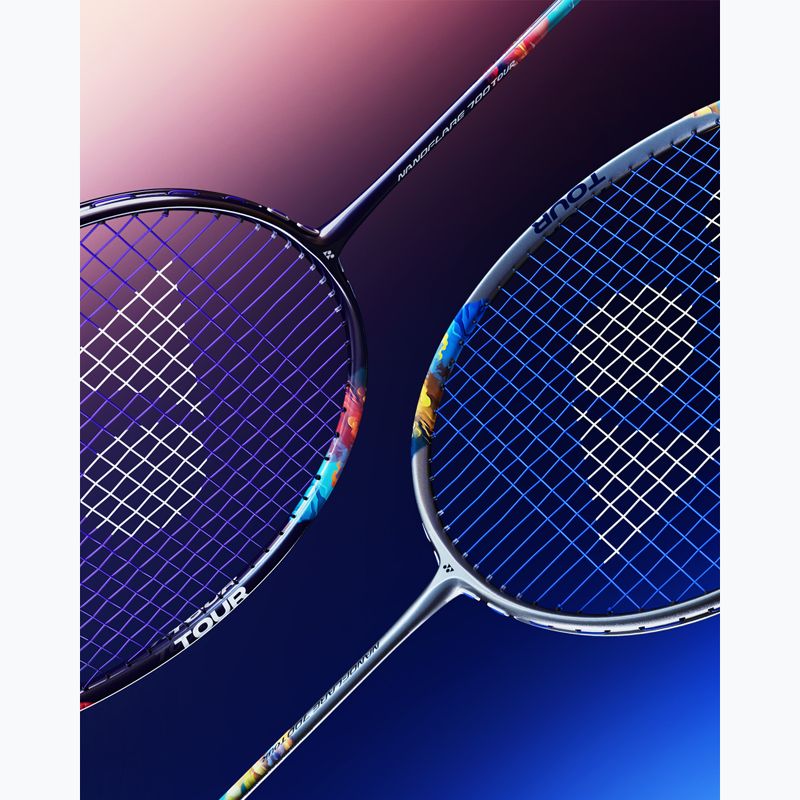 YONEX Nanoflare 700 play silber/himmelblau Badmintonschläger 7