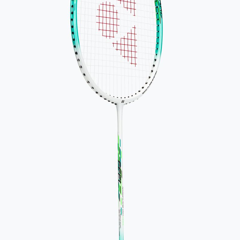 Badmintonschläger YONEX Nanoflare 001 Feel 2025 white/ mint 4