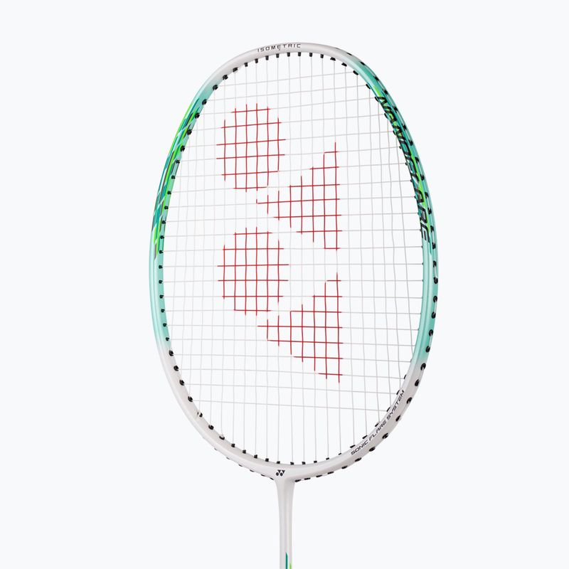 Badmintonschläger YONEX Nanoflare 001 Feel 2025 white/ mint 3