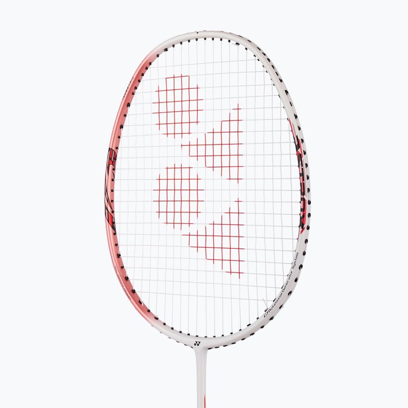 Badmintonschläger YONEX Astrox 01 Ability 2025 white/ pink 3