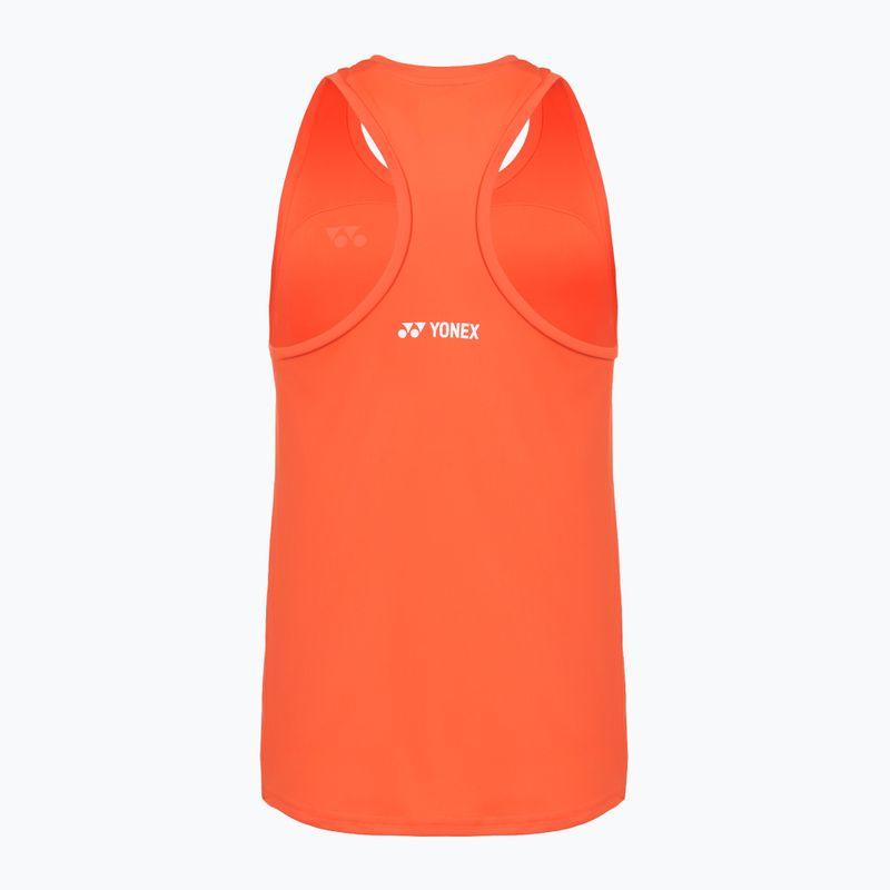Damen-Tennisshirt YONEX 16853 Practice Tank In cyber orange 2