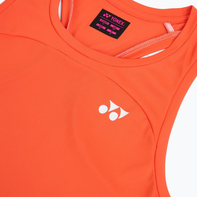Damen-Tennisshirt YONEX 16853 Practice Tank In cyber orange 3