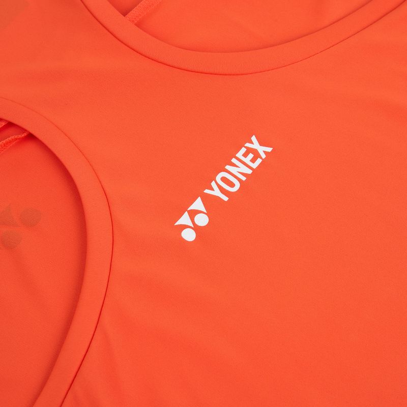Damen-Tennisshirt YONEX 16853 Practice Tank In cyber orange 4