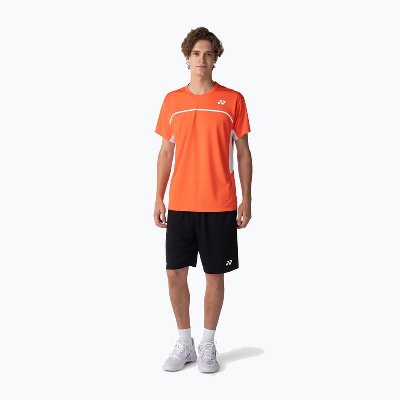 Herren-Shirt YONEX 10726 Practice Crew Neck cyber orange 2