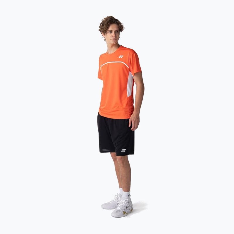 Herren-Shirt YONEX 10726 Practice Crew Neck cyber orange 4