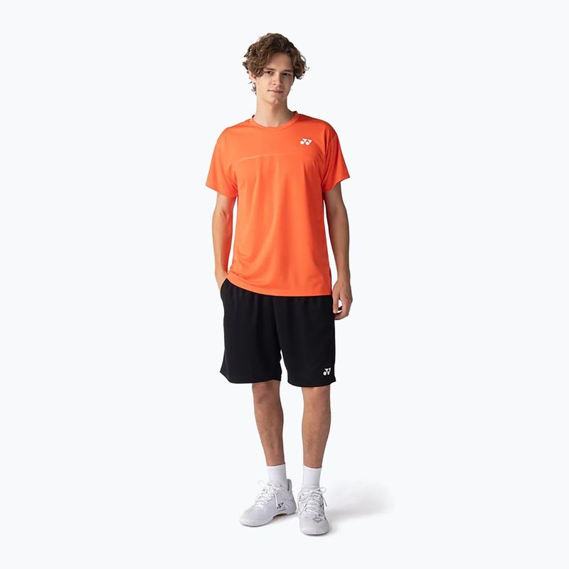 Herren-Tennisshirt YONEX 10728 Crew Neck cyber orange 2