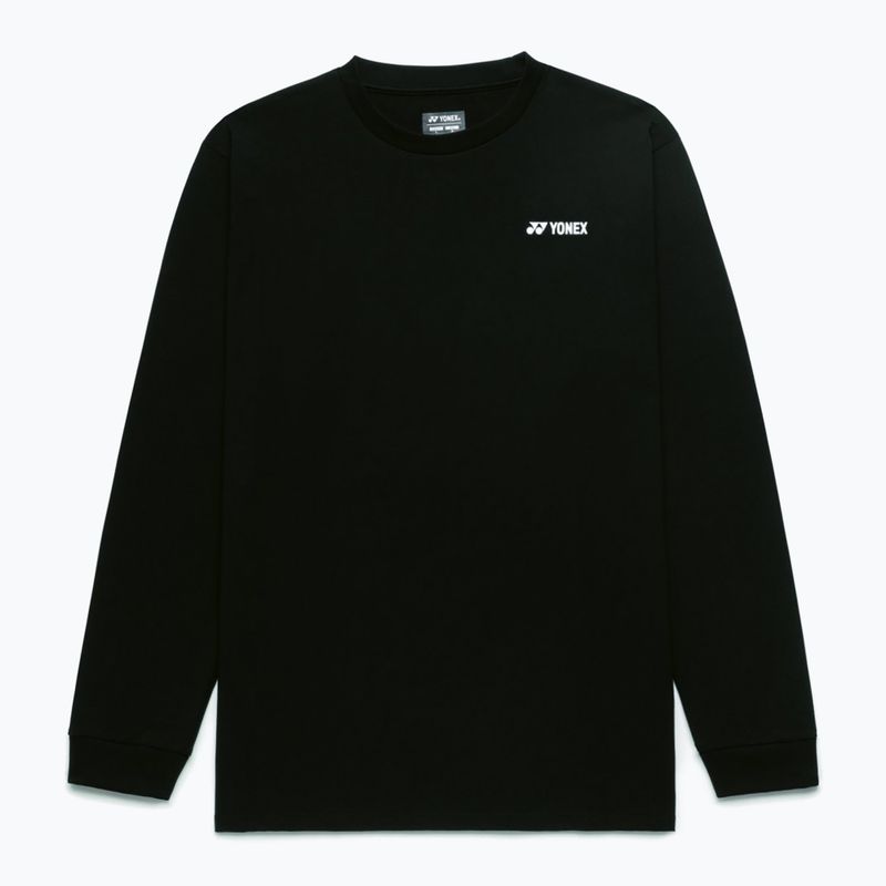 Herren-Tennis-Langarmshirt YONEX 16879 Practice black 3