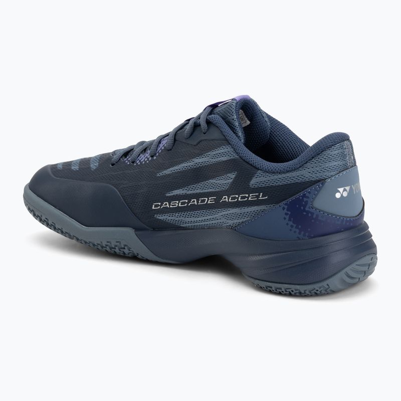 Damen-Badmintonschuhe YONEX Cascade Accel 2 Wide purple 3