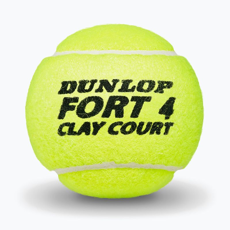 Dunlop Fort Clay Court 4B 2025 Tennisbälle 3