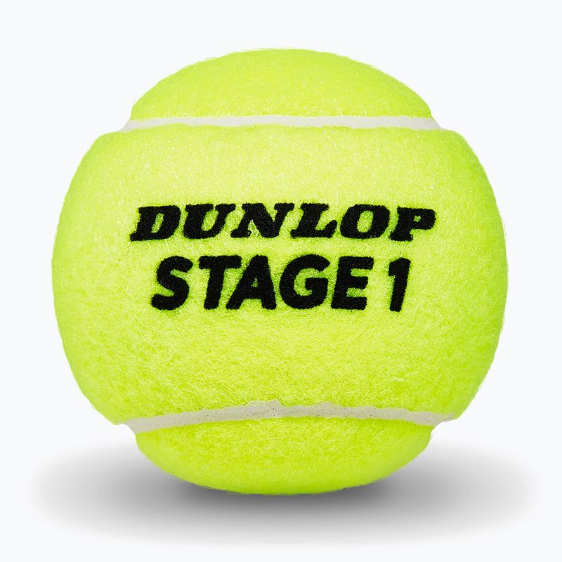 Tennisbälle Dunlop Stage 1 3 pack green 3