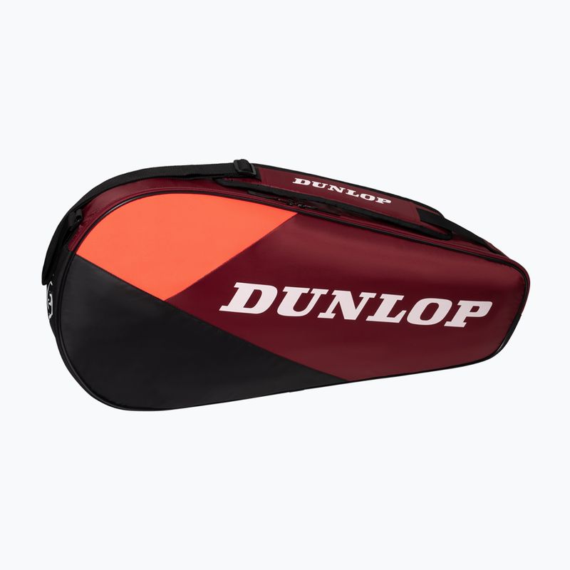 Tennistasche Dunlop CX-Club 3 RKT rot/schwarz/rot 2