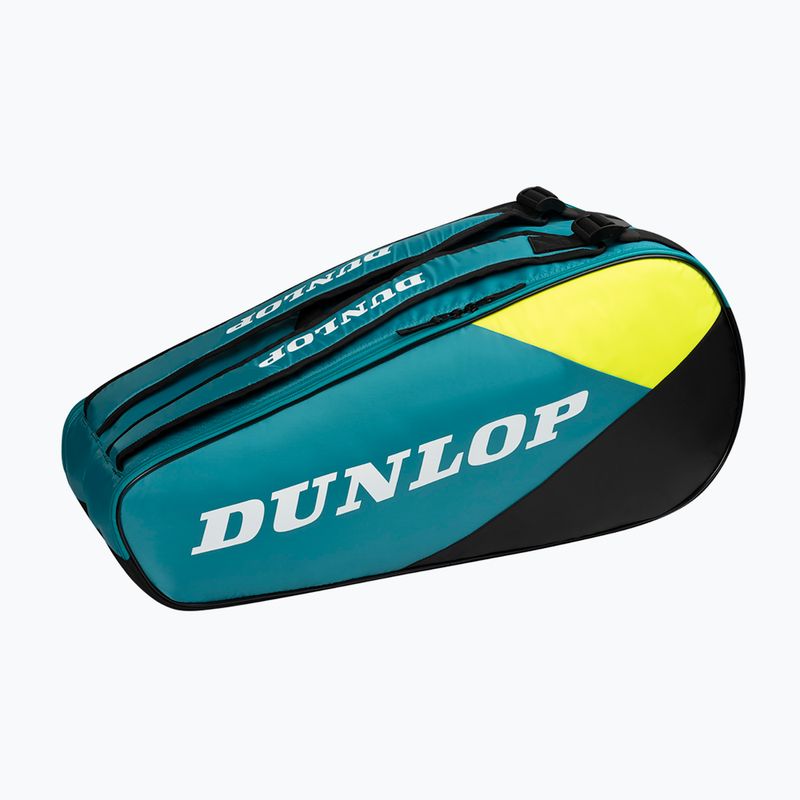 Dunlop Tennistasche SX-Club 6 RKT teal/schwarz/gelb 2