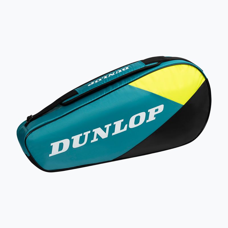 Dunlop Tennistasche SX-Club 3 RKT teal/schwarz/gelb 2