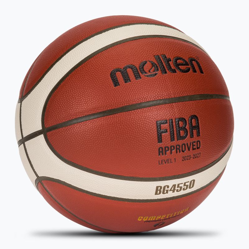Basketball Molten B7G4550 FIBA brown Größe 7 2