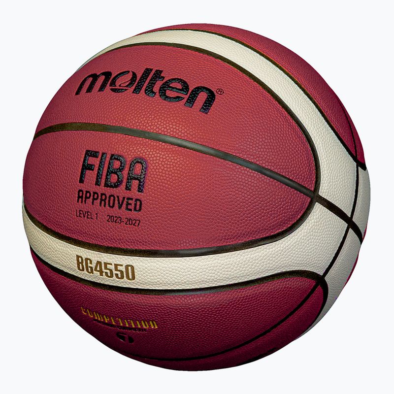 Basketball Molten B7G4550 FIBA brown Größe 7 2