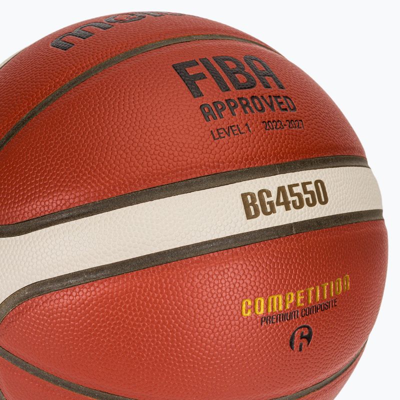 Basketball Molten B6G4550 FIBA brown Größe 6 3