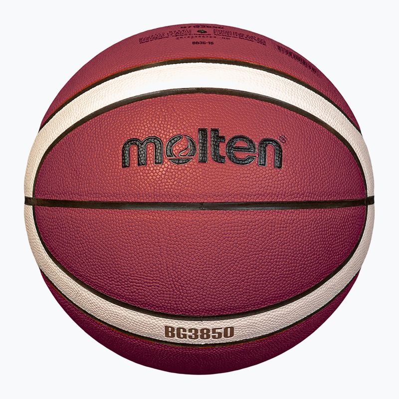 Basketball Molten B7G3850 FIBA brown Größe 7 2