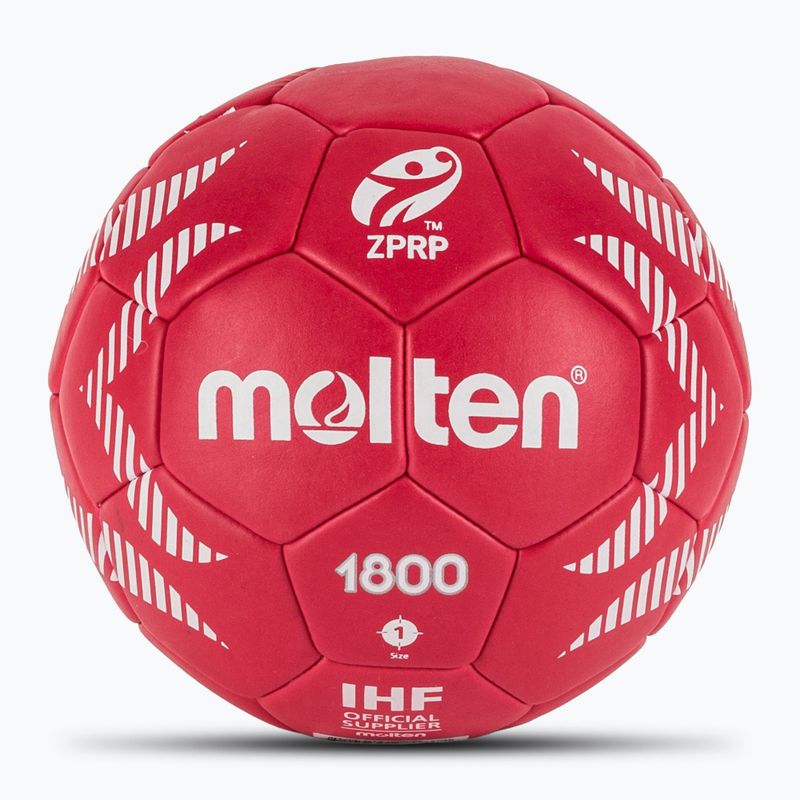 Handball Molten H1A1800-PL red Größe 1
