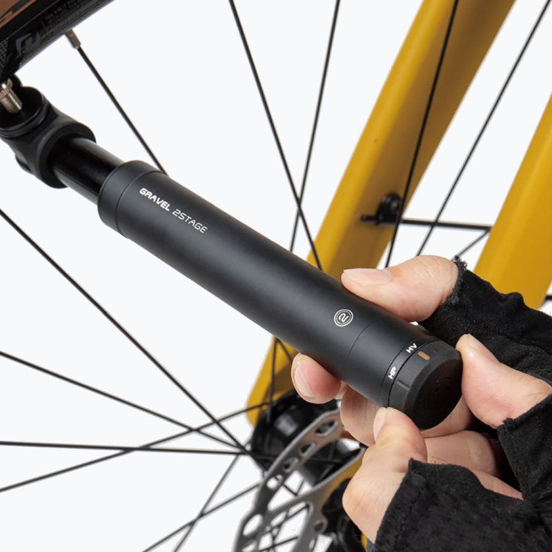 Fahrradpumpe Topeak Gravel 2Stage schwarz T-TGV-2STG 2