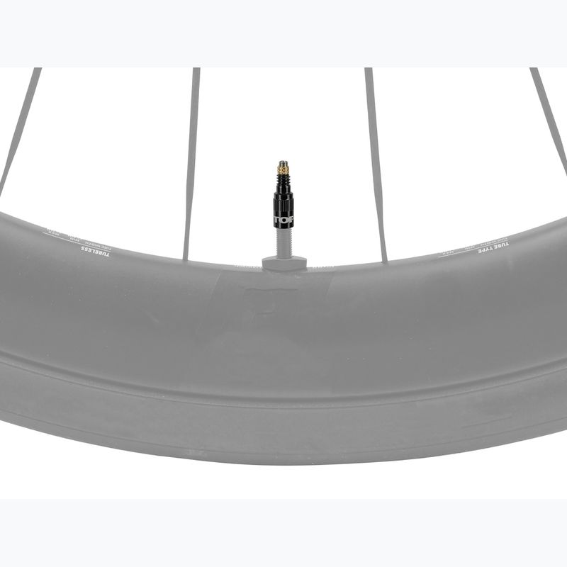 Ventiladapter Topeak Turboflow Valve Adapter 2szt. black 3