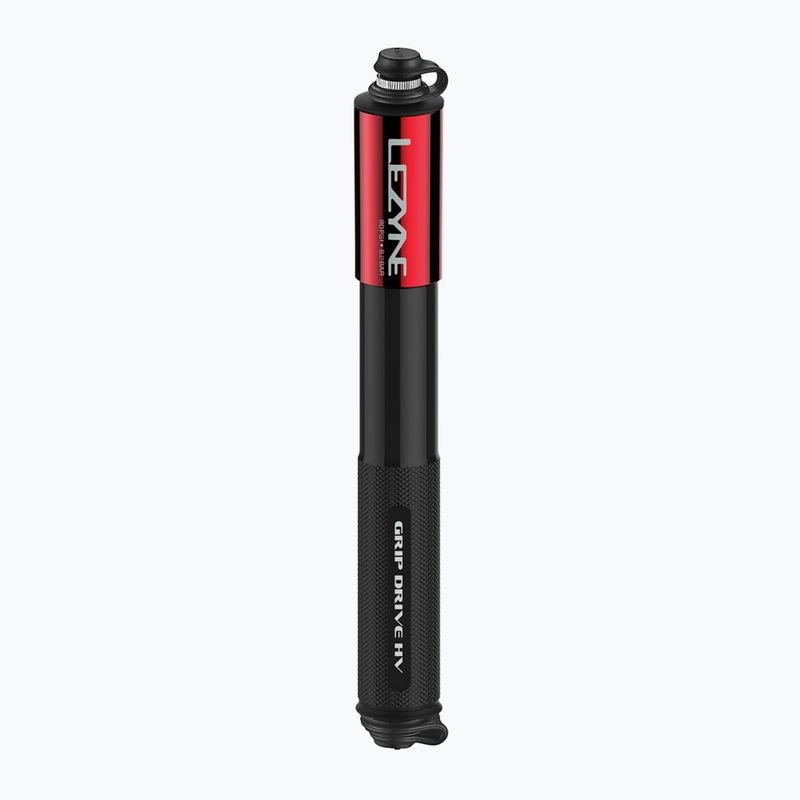 Fahrradpumpe Lezyne Grip Drive HV M ABS FLEX 90psi red