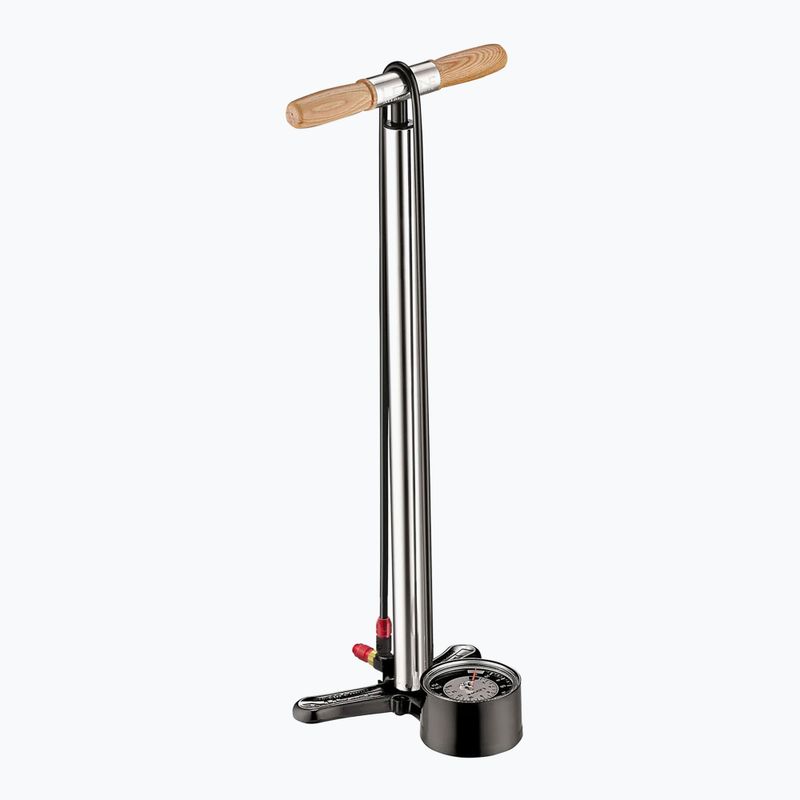 Lezyne Alloy Floor Drive 3.5 Fahrradpumpe 220psi satiniert schwarz 3